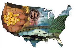 U.S. Agriculture Display Map