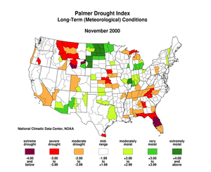 U.S. Animated Palmer Drought Index