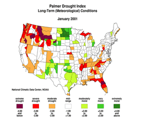 Click here for graphic showing U.S. Animated Palmer Drought Index maps