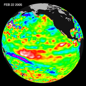 Satellite Altimetry of Pacific Ocean Sea-Level Topography