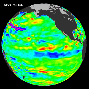 Satellite Altimetry of Pacific Sea-Level Topography