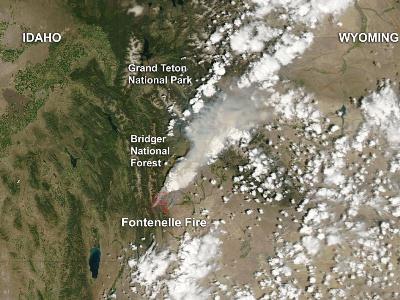 Satellite Image of Colorado Fires