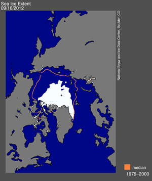 September 2012 Arctic Sea ice