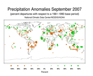 September's Precipitation Percent Departures