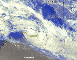 Click Here for a satellite image of Tropical Cyclone Craig located east of Darwin, Australia on the 8th