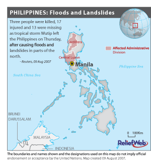 Philippines' Affected Areas