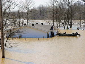 Flooding damage across Arkansas