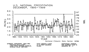 U.S. National Precipitation December 1999