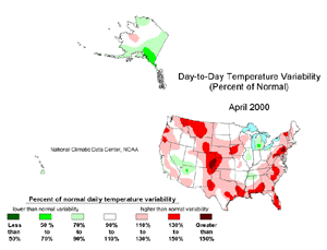 U.S. April Temp Variability