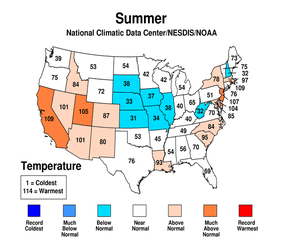 Summer 2008 Statewide Rank Map