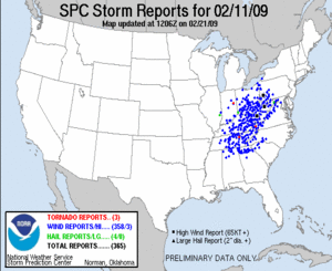 SPC Map for February 11
