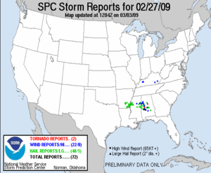 SPC Map for February 27