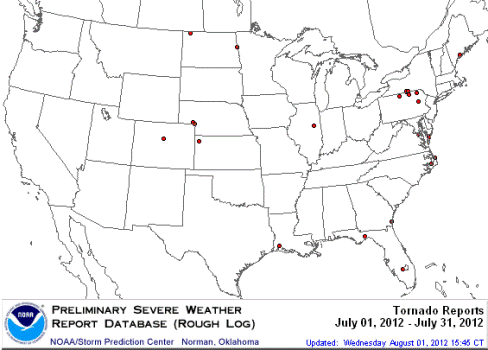 July 2012 Tornadoes