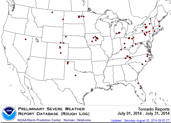 July 2014 Tornadoes
