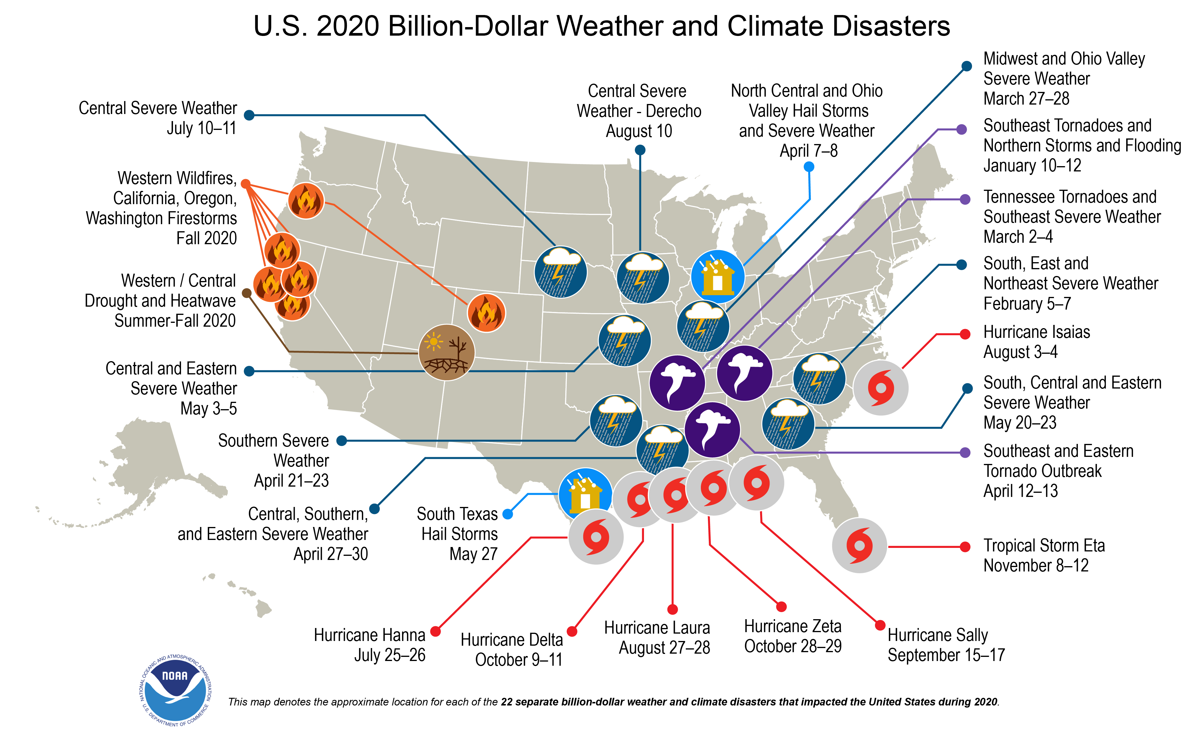 Billion Dollar Weather And Climate Disasters Overview National Centers For Environmental Information Ncei