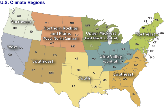U.S. Climate Regions