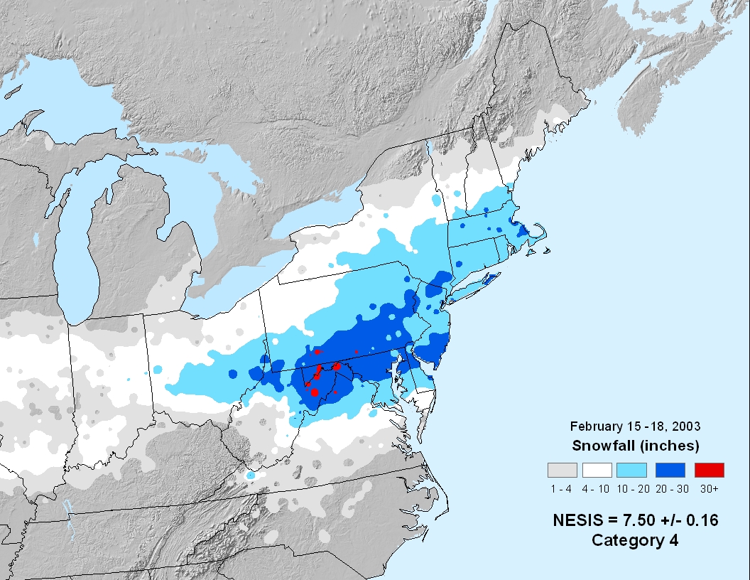 Major Winter Storms