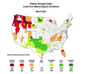 U.S. Animated Palmer Drought Index maps