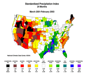 24-month Standardized Precipitation Index