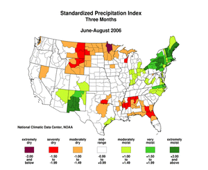 3-month SPI, June-August 2006