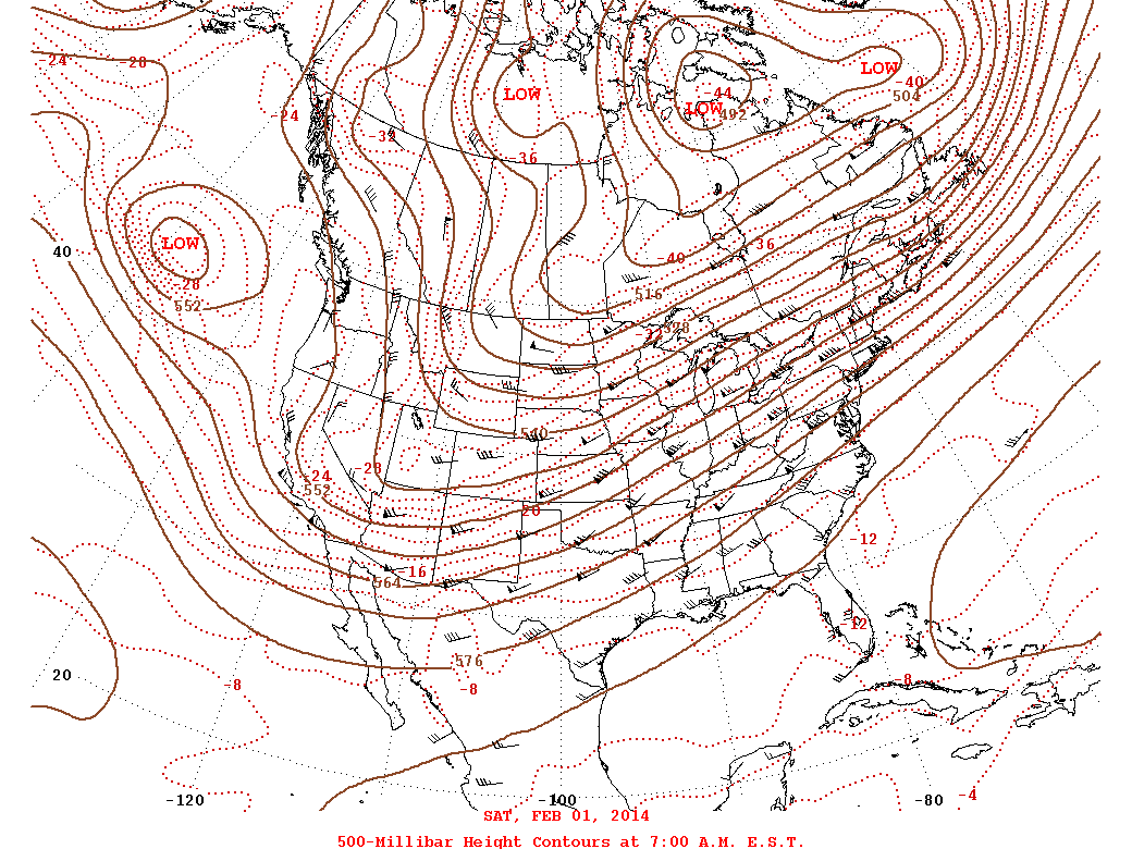Isobars, or the lines on the map, show winds