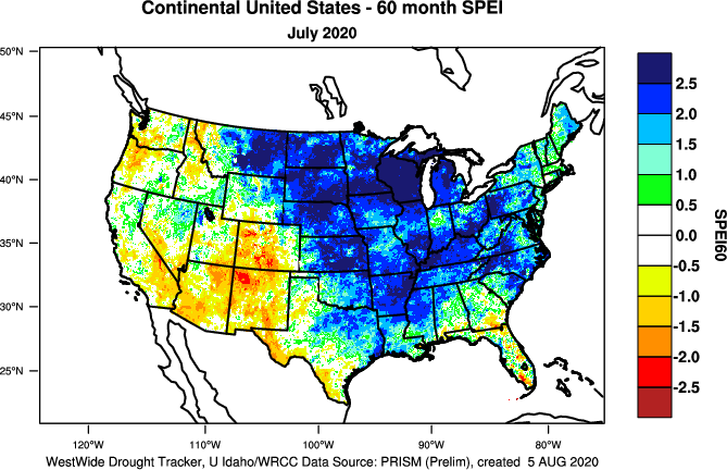 Drought July National Centers For Environmental Information Ncei
