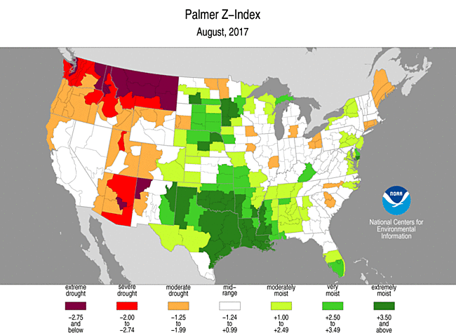 Palmer Z-Index Map for August 2017