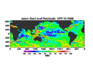 Image of 17 April 2008 Global Sea Level Anomalies