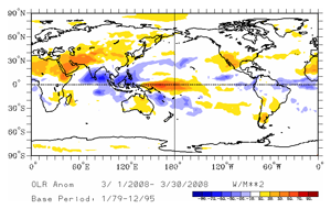 Image of March OLR Anomalies