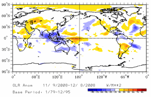 November 2008 OLR Anomalies