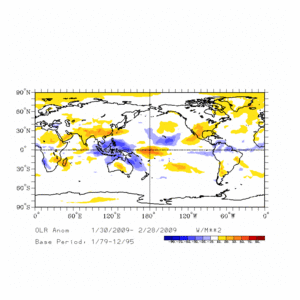 February 2009 OLR Anomalies