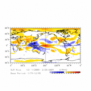 Three-Month December-February Averaged OLR Anomalies