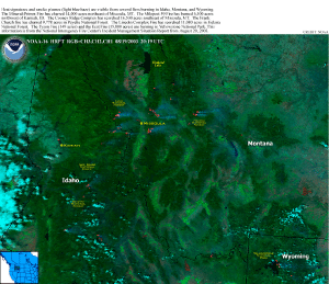 Fires in the Northwest Rockies