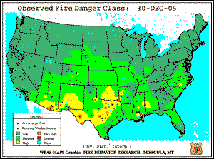 30 December 2005 Fire Danger Classification