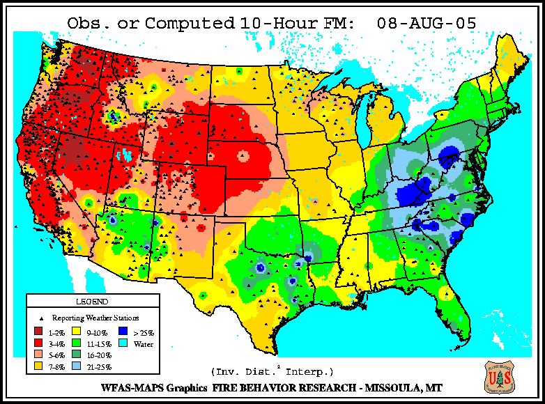 Wildfires July 2005 State Of The Climate National Centers