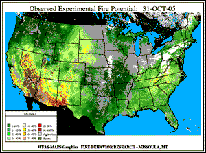 31 October 2005 Experimental Fire Potential