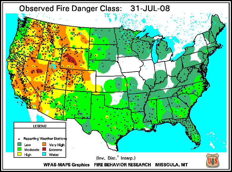 Wildfires Annual 2008 State Of The Climate National Centers