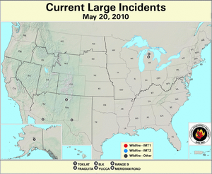 Large Fire Map for May 20
