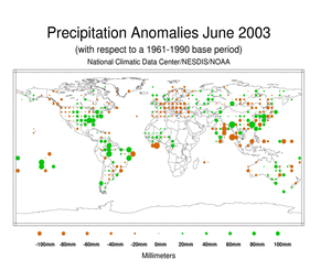 Click Here for the Global Precip Anomalies in June 2003