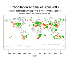 April Precipitation Percent Departures
