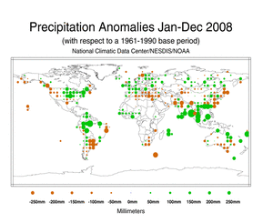 January-December 2008 Precipitation Anomalies