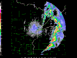 Click Here for a radar animation depicting thunderstorms across Wisconsin on September 2, 2002