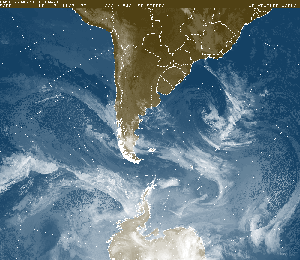 Click for .avi satellite animation depicting extratropical cyclones moving through southern South America during July 28-31, 2003