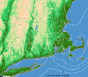 Rainfall across southern New England during October 14-16, 2005 Rainfall across southern New England during October 14-16, 2005