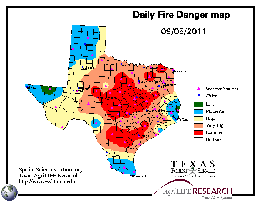 Texas Forestry Service Fire Map Texas Forestry Service Fire Map | Campus Map