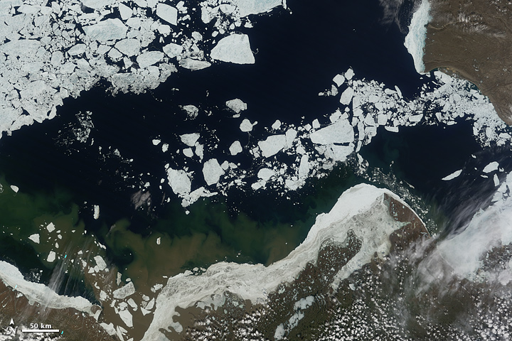 Mid-June Rapid Melting Arial view on 16 June 2012 Mid-June Rapid Melting Arial view on 16 June 2012