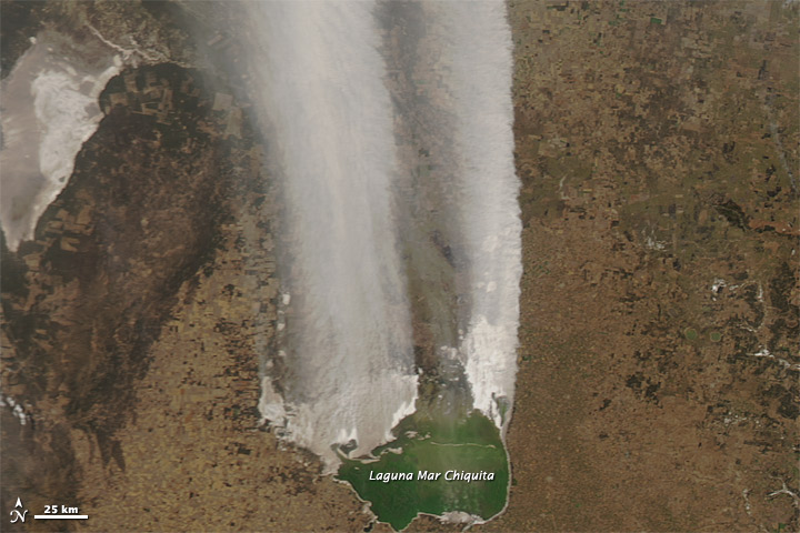 Dust Plumes over Argentina on 29 July 2012 Dust Plumes over Argentina on 29 July 2012