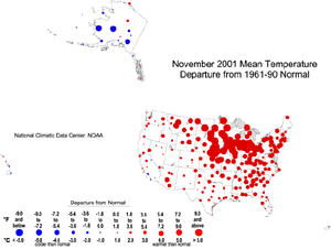 National Temperature Departures