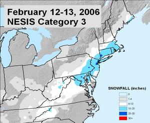  Northeast snow storm, February 2006