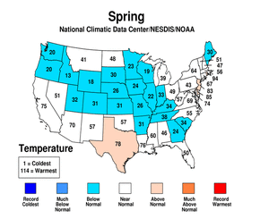 Spring 2008 Statewide Rank Map